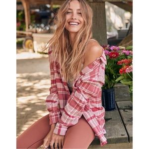 Aerie Anytime Fave Flannel Shirt
